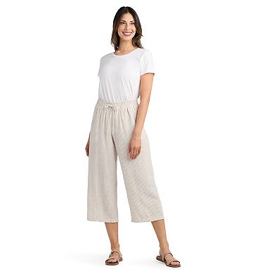 Women's AB Studio Pull On Wide Leg Crop Pants