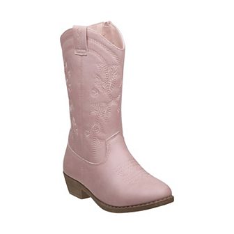 Kensie Girls' Zip Up Western Boots