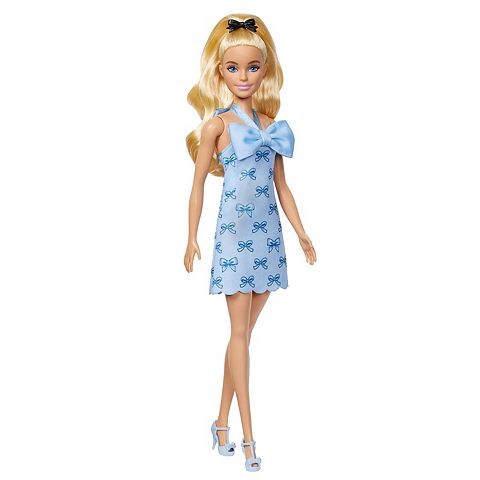 Детские куклы Barbie Fashionistas Doll #237 in Halter Dress with Bow Accessory
