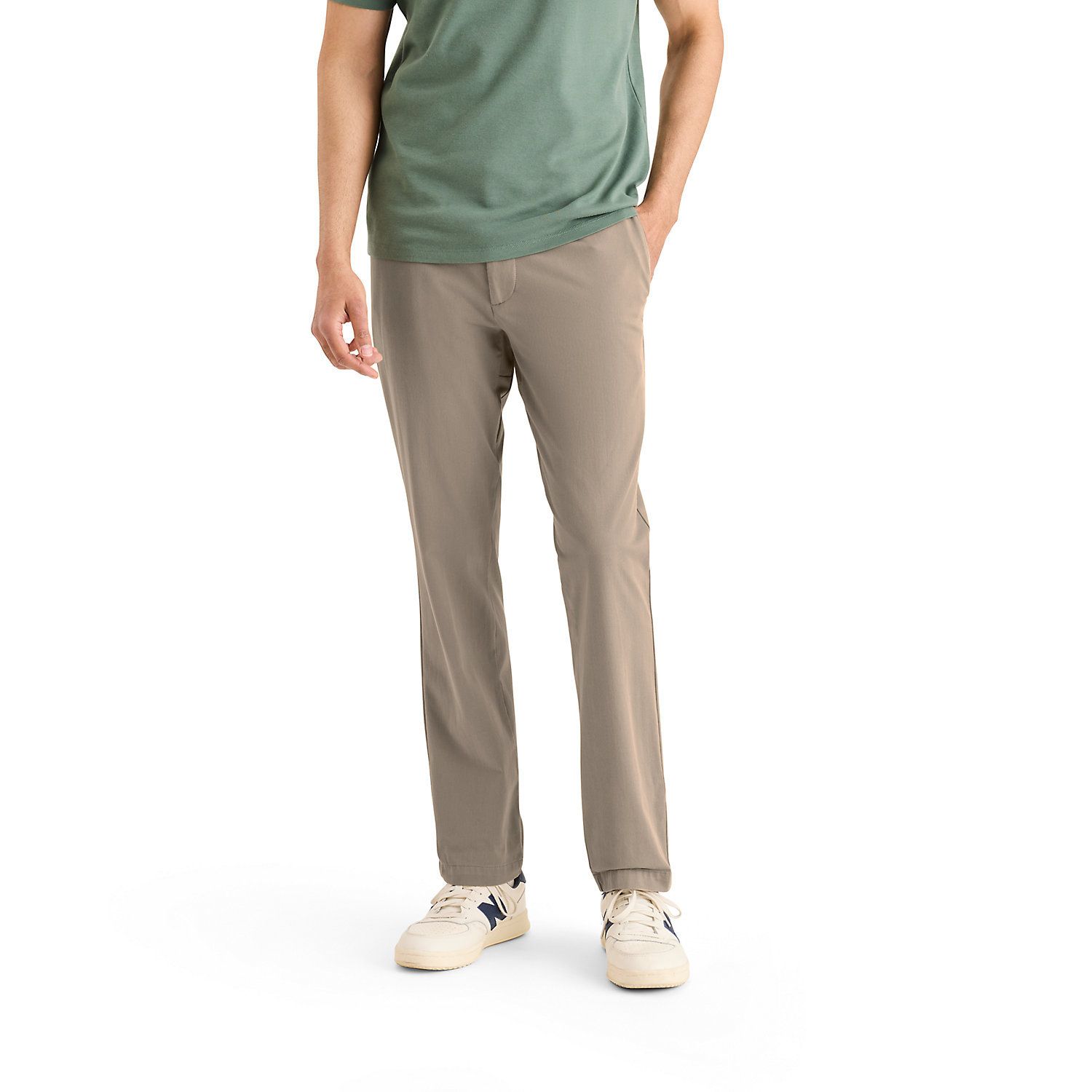 dockers mens Pants Signature Chino Slim Fit, British khaki
