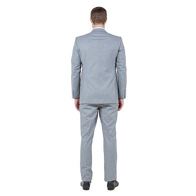 Men's Wool Suit Set 2-Piece, Modern-Fit