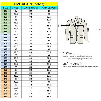 Men's 2pc Slim-Fit Tuxedo Set Satin Peak Lapel w/ Fabric Trim