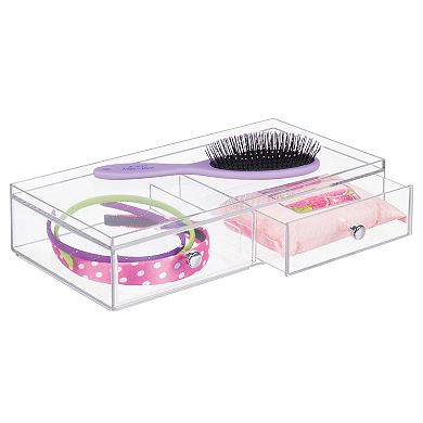iDesign Stackable 2-Drawer Makeup Organizer