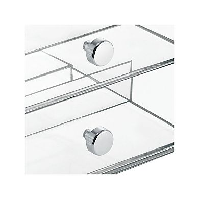 iDesign Divided 3-Drawer Stackable Organizer