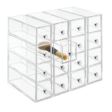 iDesign 4-Drawer Clarity Cosmetic Organizer