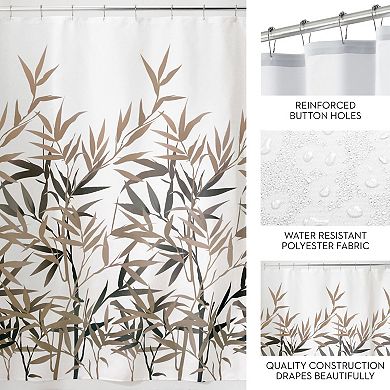iDesign Anzu Fabric Shower Curtain
