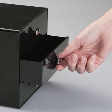 iDesign Stackable 3-Drawer Makeup Organizer