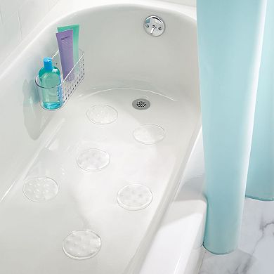 iDesign Recycled Plastic Shower Caddy Basket with Suction Cups