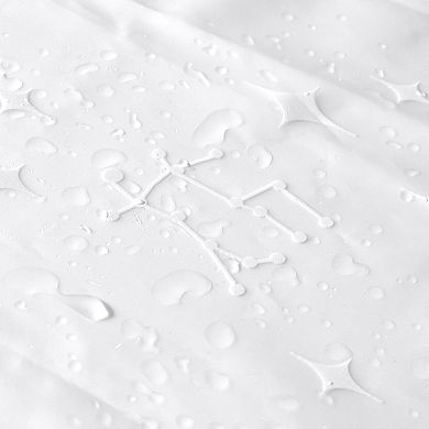 iDesign Constellation Waterproof PEVA 12 Metal Grommet Shower Curtain