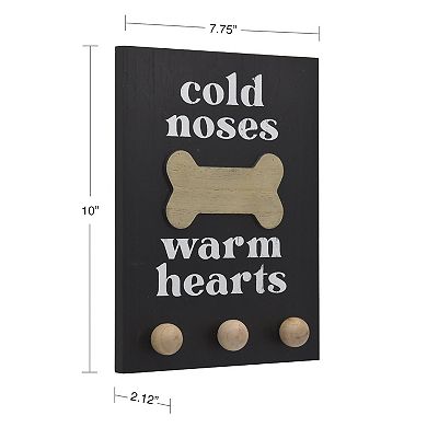 Belle Maison Bone Cold Noses Warm Hearts Pet Wall Hooks