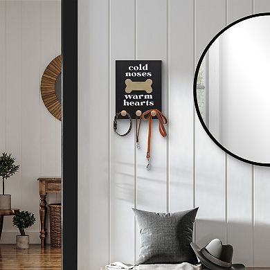 Belle Maison Bone Cold Noses Warm Hearts Pet Wall Hooks