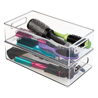 iDesign Linus Bathroom Vanity Organizer Bin