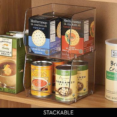 iDesign Stackable Open-Front Pantry Bin