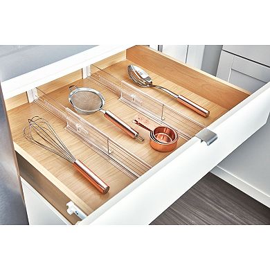 iDesign 2-Pack Linus Adjustable Deep Drawer Divider