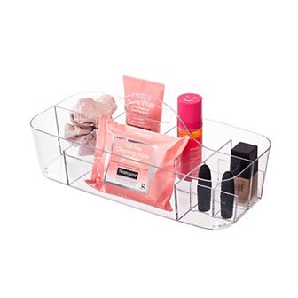 iDesign The Clarity Collection Plastic Cosmetic Organizer Tote