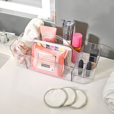 iDesign The Clarity Collection Plastic Cosmetic Organizer Tote