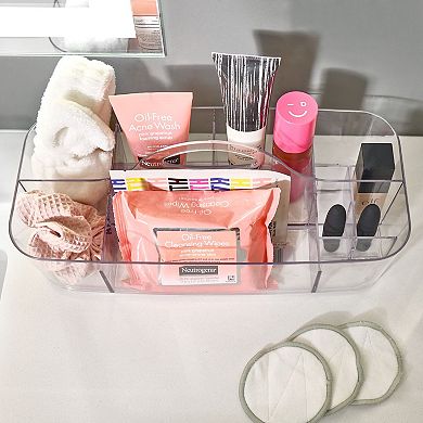 iDesign The Clarity Collection Plastic Cosmetic Organizer Tote