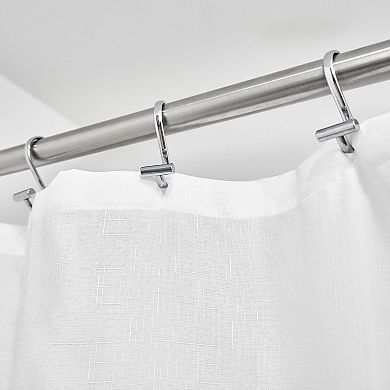 iDesign Gradient Stripe Polyester Shower Curtain with 12 Buttonholes