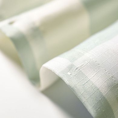 iDesign Checkered Polyester Shower Curtain