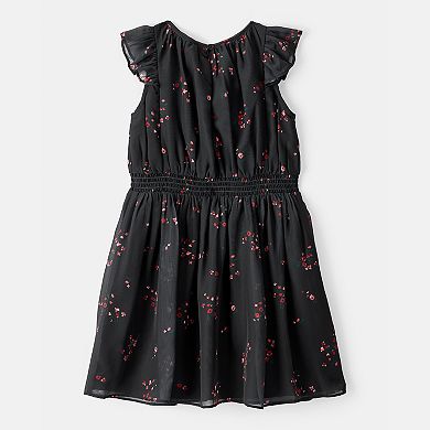 Girls 4-14 Carter’s Floral Short-Sleeve Occasion Dress