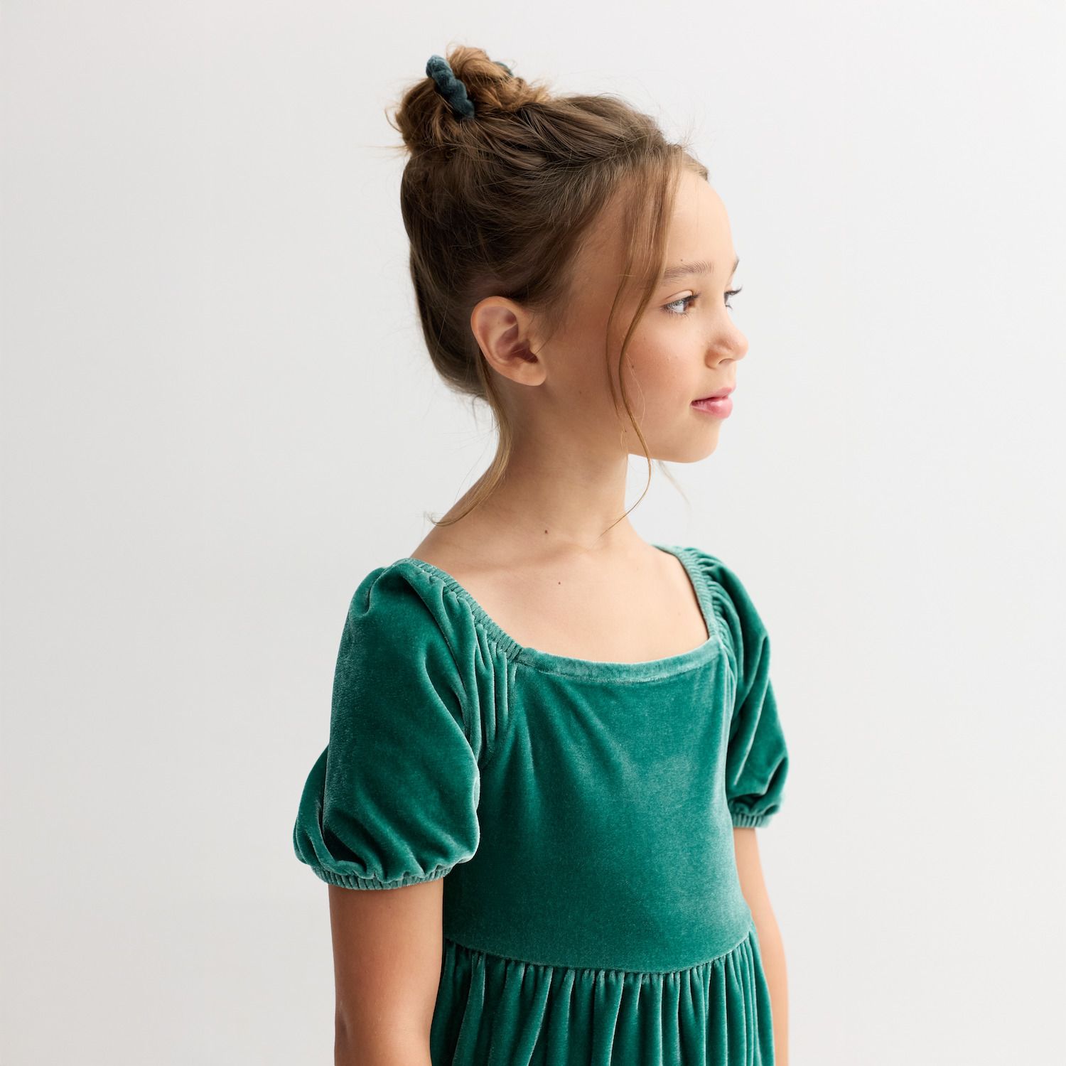 carter's olive green dress Aston Bow Front Maxi Sweater Dress in Dark Green