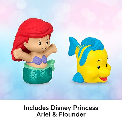 Little People Disney Princess Ariel & Flounder Figure Set
