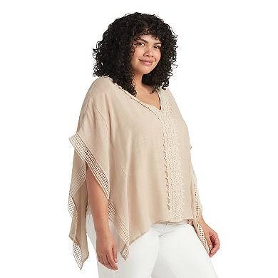 Plus Size AB Studio Asymmetrical Hem Top