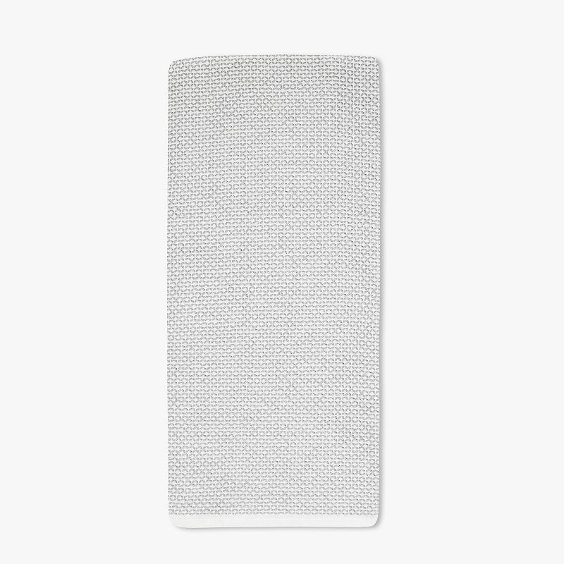 Mingle & Co. Pique Stitch Terry Single Kitchen Towel, Gray