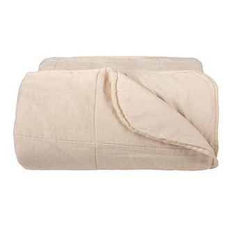 Discover Europe - Made in Portugal Adelaide Linen-Cotton Coverlet