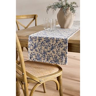 Mingle & Co. Printed Textured Woven Runner