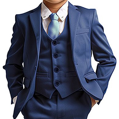 Boy's Tailored-Fit Suit Separates Vest Only, Little Boys