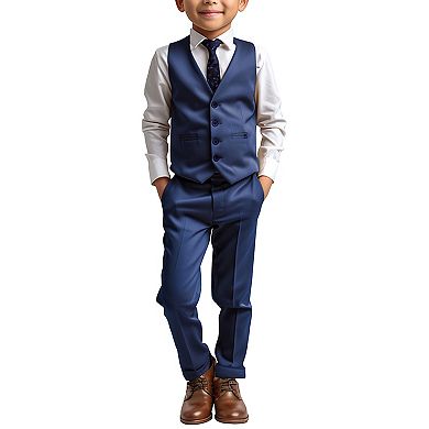 Boy's Tailored-Fit Suit Separates Vest Only, Little Boys