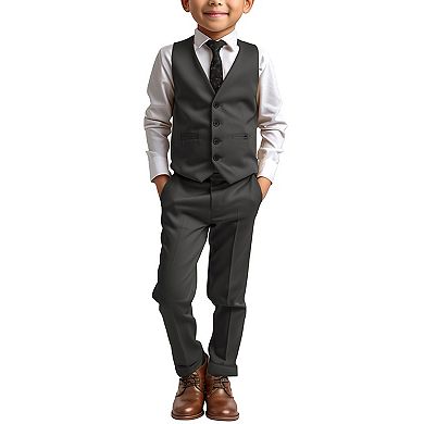 Boy's Tailored-Fit Suit Separates Vest Only, Little Boys