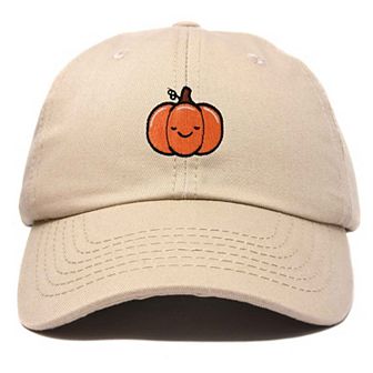 Dalix Baby Pumpkin Embroidered Dad Hat