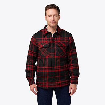 Men's Mobile Warming Heated Flannel Jacket
