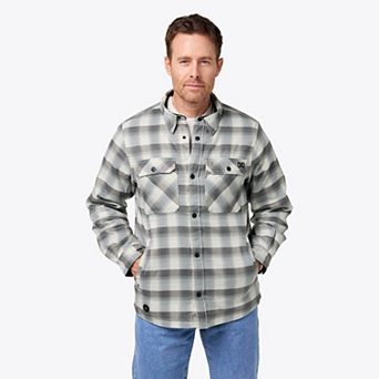 Men's Mobile Warming Heated Flannel Jacket