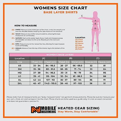 Women's Mobile Warming Baselite Baselayer Heated Shirt
