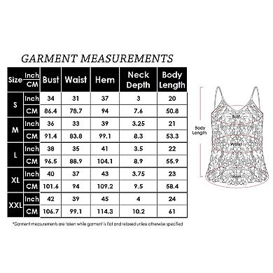 Women's Sequin Spaghetti Strap Tank Top with Iridescent Disc Accents