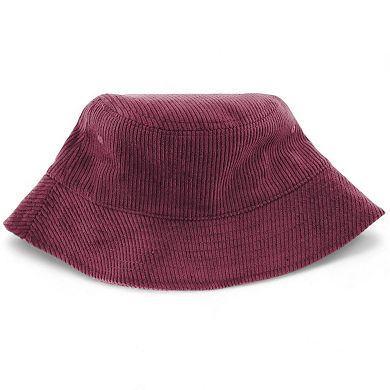 Corduroy Bucket Hat with Classic Design for a Stylish Casual Look