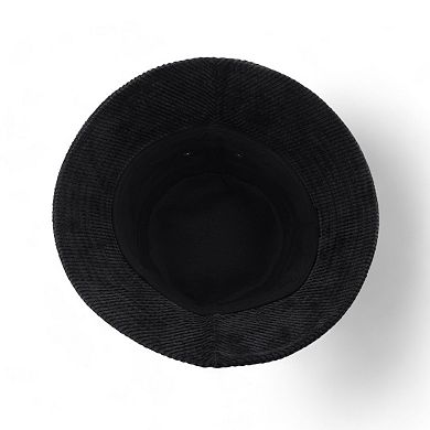 Corduroy Bucket Hat with Classic Design for a Stylish Casual Look
