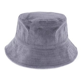 Corduroy Bucket Hat with Classic Design for a Stylish Casual Look