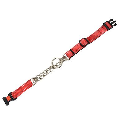 Dog Collar Nylon Dog Choke Collars Stainless Steel Chain Training Dog Collar