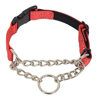 Dog Collar Nylon Dog Choke Collars Stainless Steel Chain Training Dog Collar