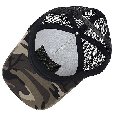 Flag Trucker Hat Classic Embroidered Baseball Cap Mesh Adjustable Cap for Men Women