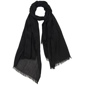 Lightweight Solid Cotton Linen Scarf Large Long Gauze Beach Wrap Shawl 78 in