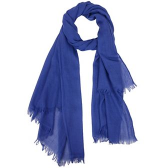 Lightweight Solid Cotton Linen Scarf Large Long Gauze Beach Wrap Shawl 78 in