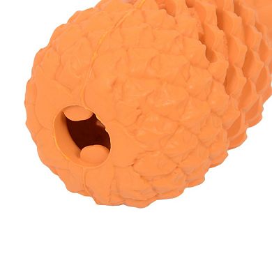 Indestructible Dog Toys Durable Dental Clean Interactive Orange Pineapple