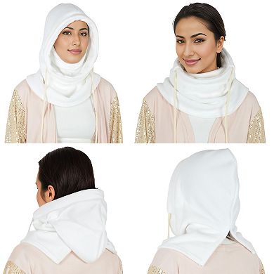 Winter Fleece Face Mask Balaclava Warm Neck Face Cover Hat Cap Hooded Scarf for Men and Women