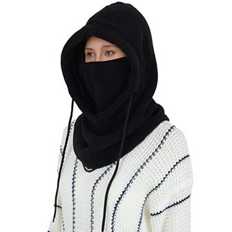 Winter Fleece Face Mask Balaclava Warm Neck Face Cover Hat Cap Hooded Scarf for Men and Women