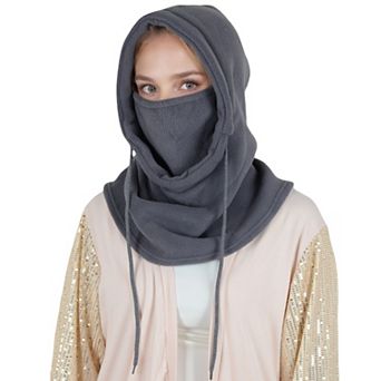 Winter Fleece Face Mask Balaclava Warm Neck Face Cover Hat Cap Hooded Scarf for Men and Women